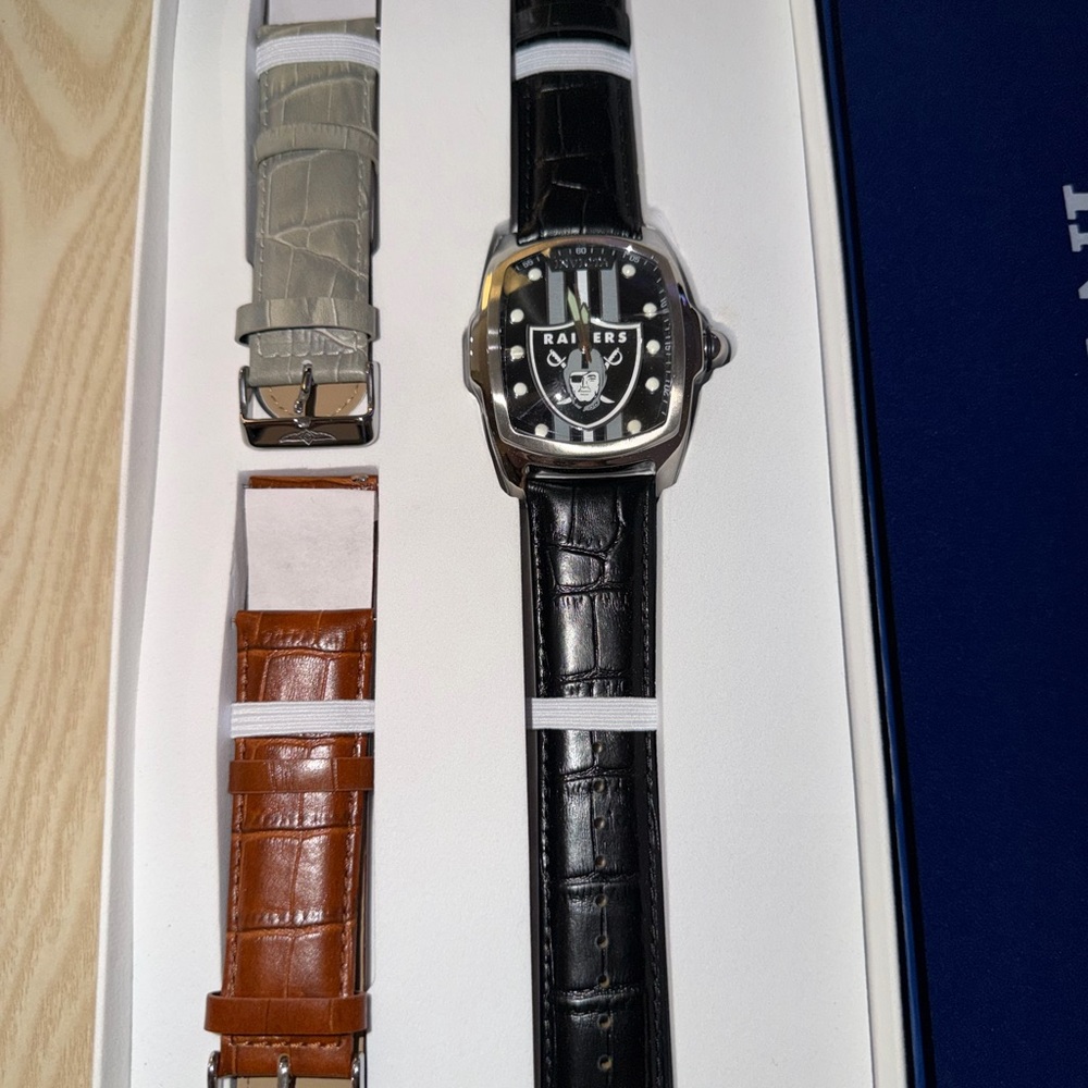 Invicta nfl‎ Las Vegas raiders men’s ltd.edition lupah watch + 2 bonus straps - Picture 2 of 5